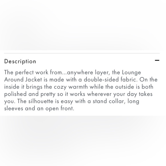 Nic & Zoe Lounge Around Jacket, Blue and Black, long sleeve, size L - Picture 7 of 11